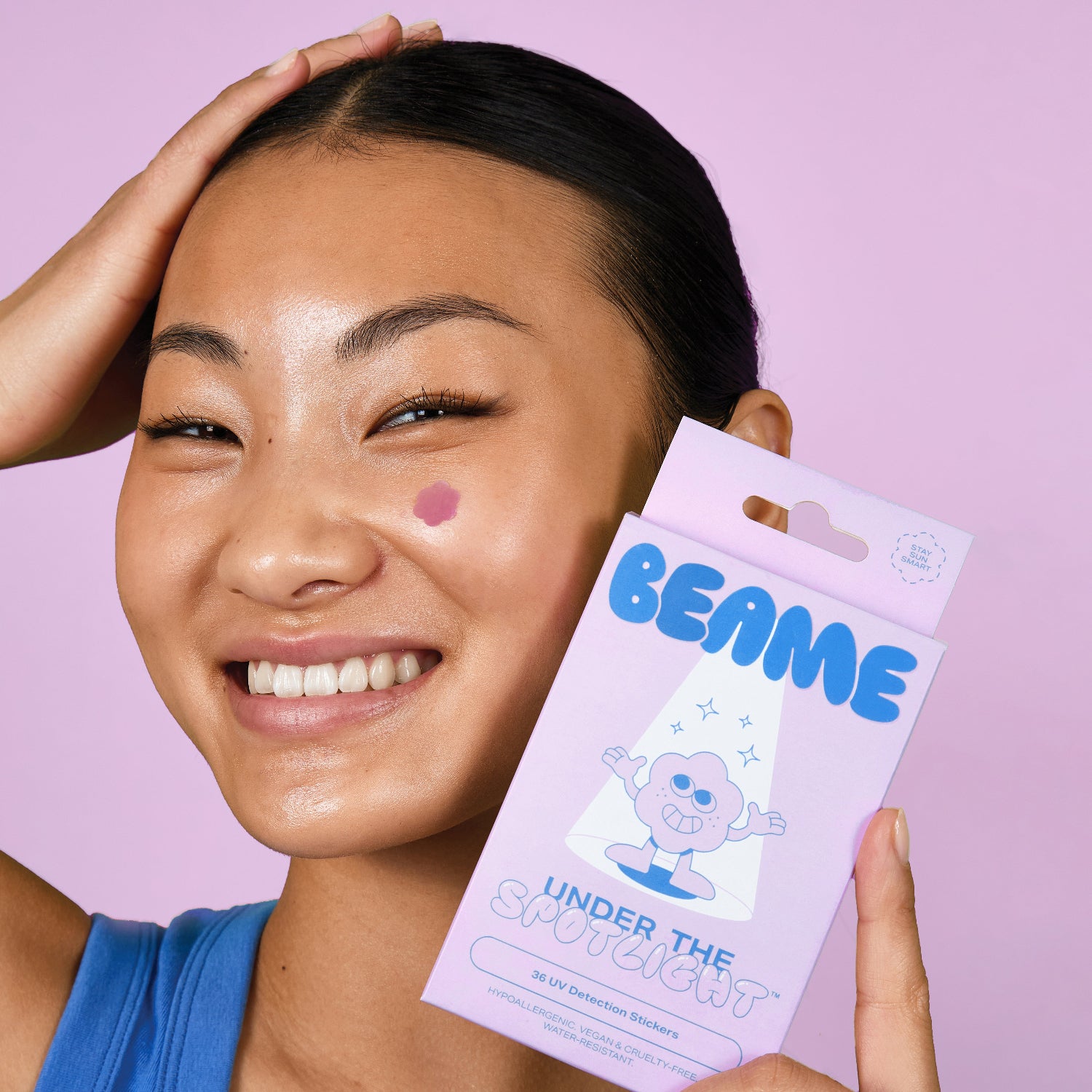 Under The Spotlight™ 36 UV Detection Stickers – BEAME